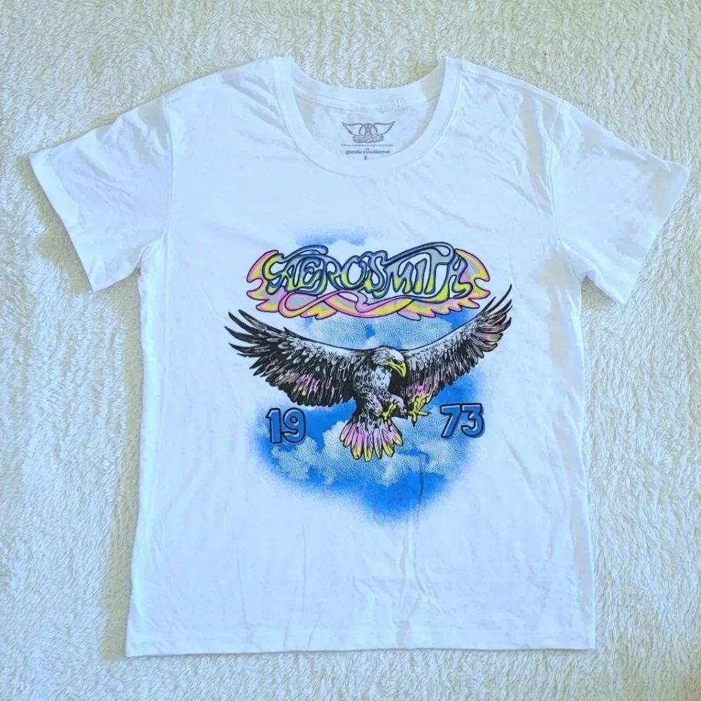 Goodie Two✌️ Sleeves Aerosmith🎶 "1973" Graphic Tee👕
